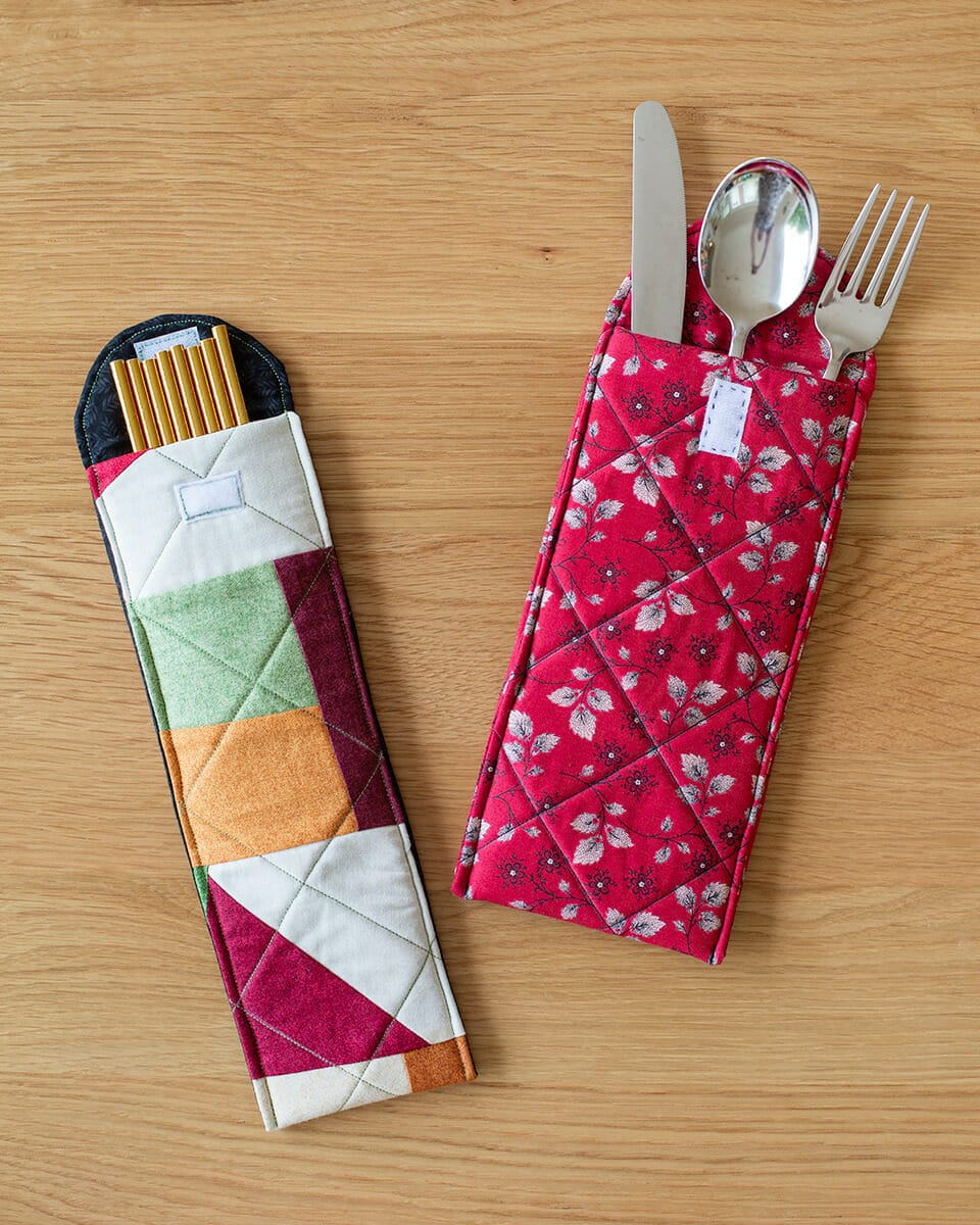 Diy cutlery pouch sale