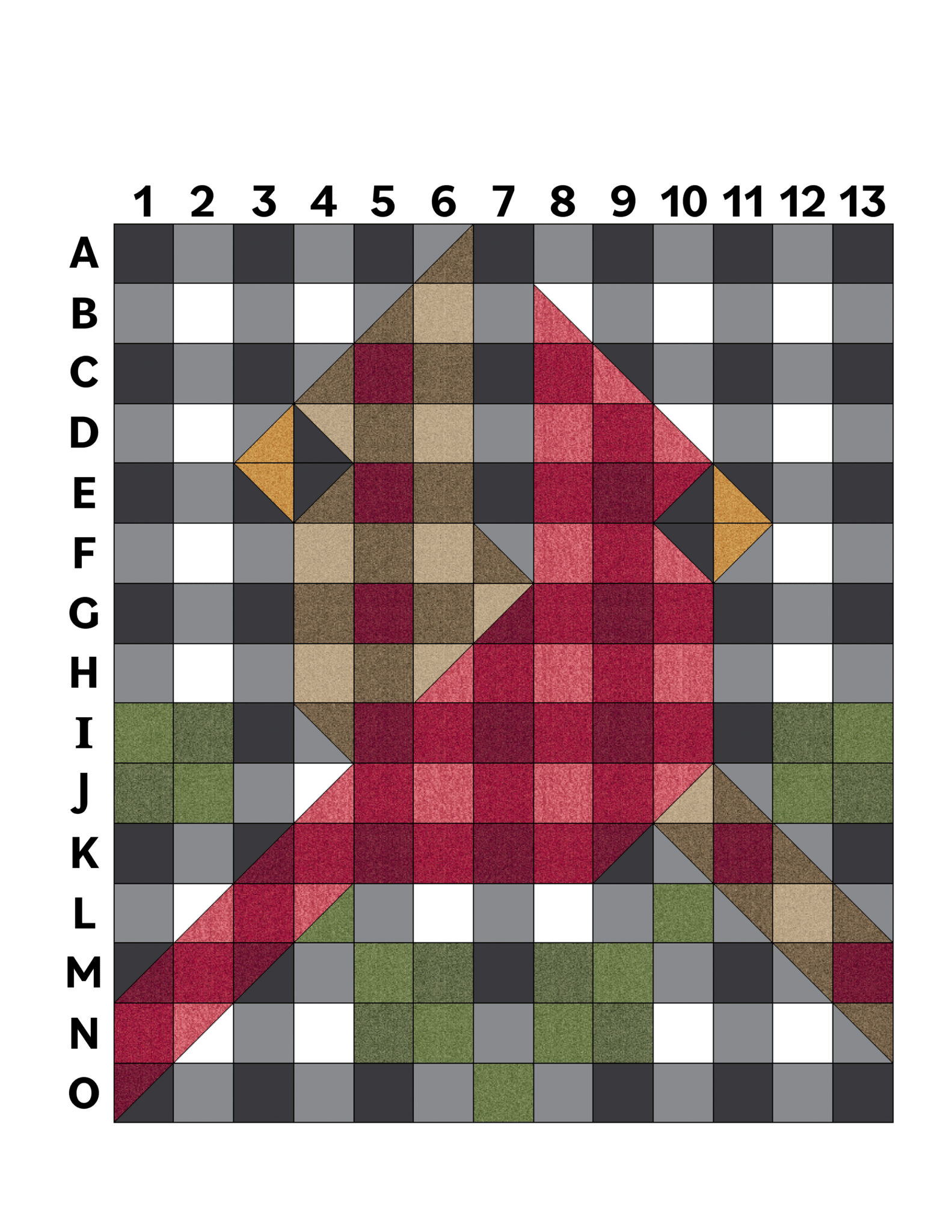 Cardinals quilt free pattern notions the connecting threads staff